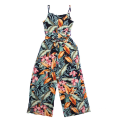 Ladies viscose print overalls